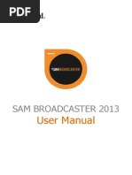 SAM Broadcaster 2013 Manual