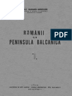 Vasile Diamandi-Aminceanu-Românii Din Peninsula Balcanică -Tiparul Universitar (1938)