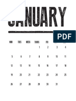 2015 Calendar PDF