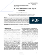 Exigent Life From Wireless Ad-Hoc Signal Networks