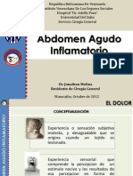 Abdomenagudoinflamatorioprimerapartejonathanmolina 131216181010 Phpapp02 PDF