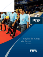 Reglas de Juego Futsal
