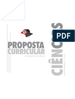 Proposta Curricular de Ciencias para o Ensino Fundamental 2 Do Estado de São Paulo