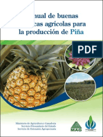 Manual de Buenas Practicas para la produccion  de Piña