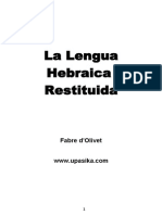 Fabre DOlivet - La lengua hebrea restituida.pdf