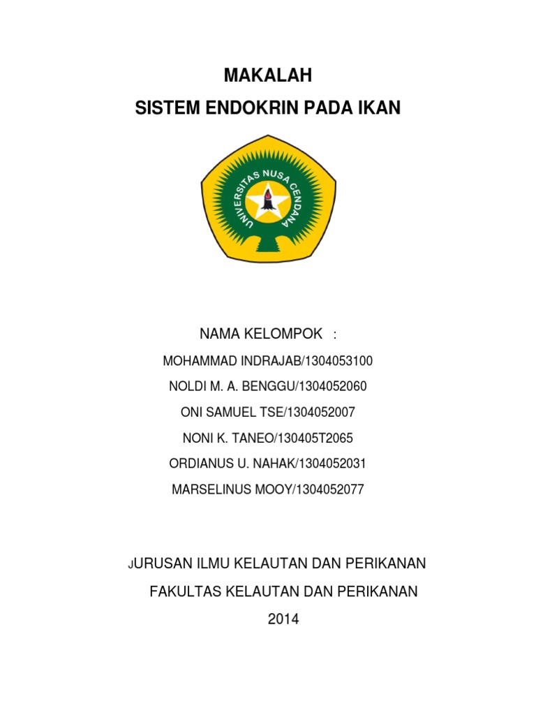 Makalah Ictiology Sistem Endokrin