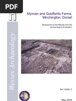 Download Minchington Dorset by Wessex Archaeology SN25155414 doc pdf