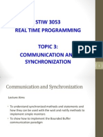 Communication in Real Time Programming