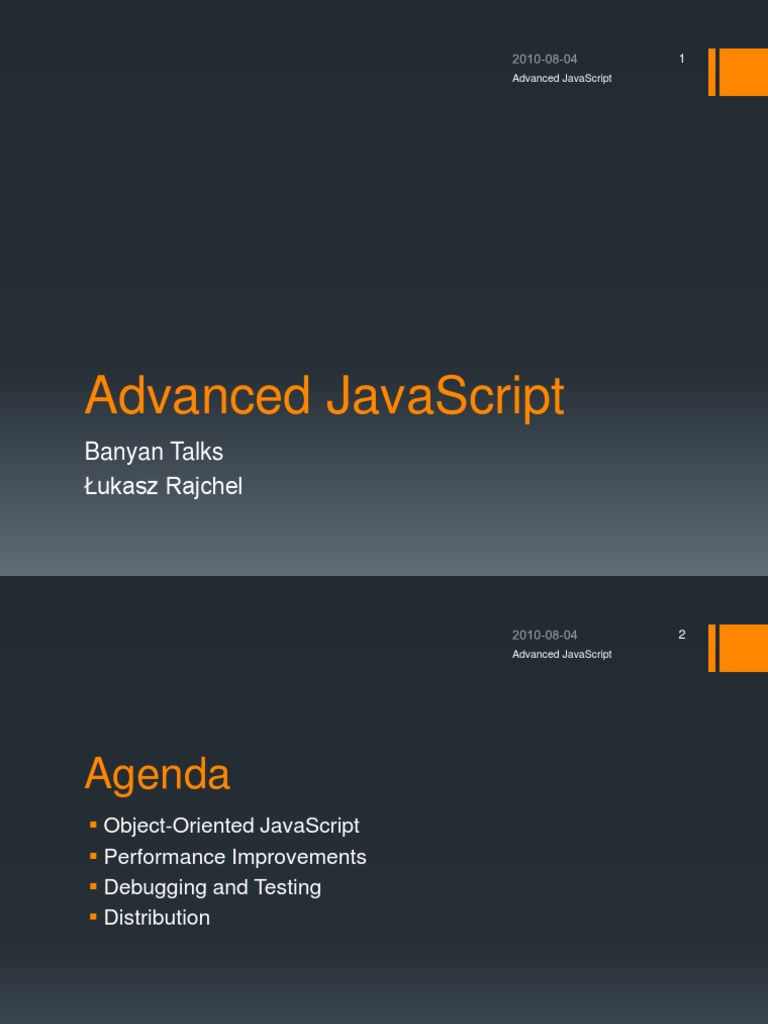 Advanced Javascript | PDF | Computers