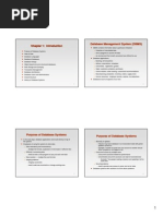 Chapter 1: Introduction Database Management System (DBMS)