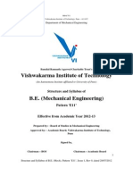 Bract's VIT Mechanical Engineering Course Structure and Syllabus