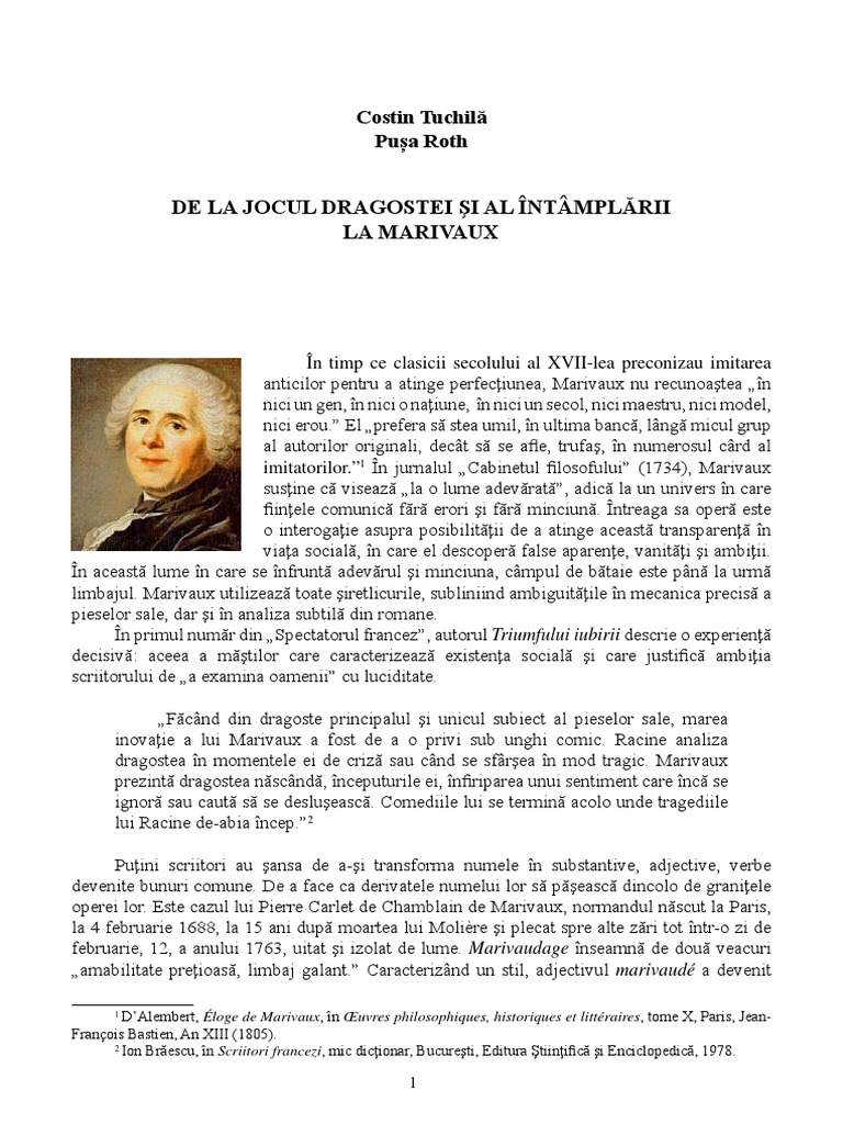 Marivaux les jeux de l amour et du hasard pdf