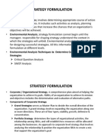 Chapter 4 - Strategy Formulation