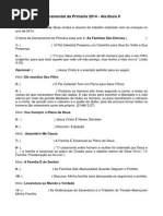 Roteiro Sacramental Da Primaria 2014