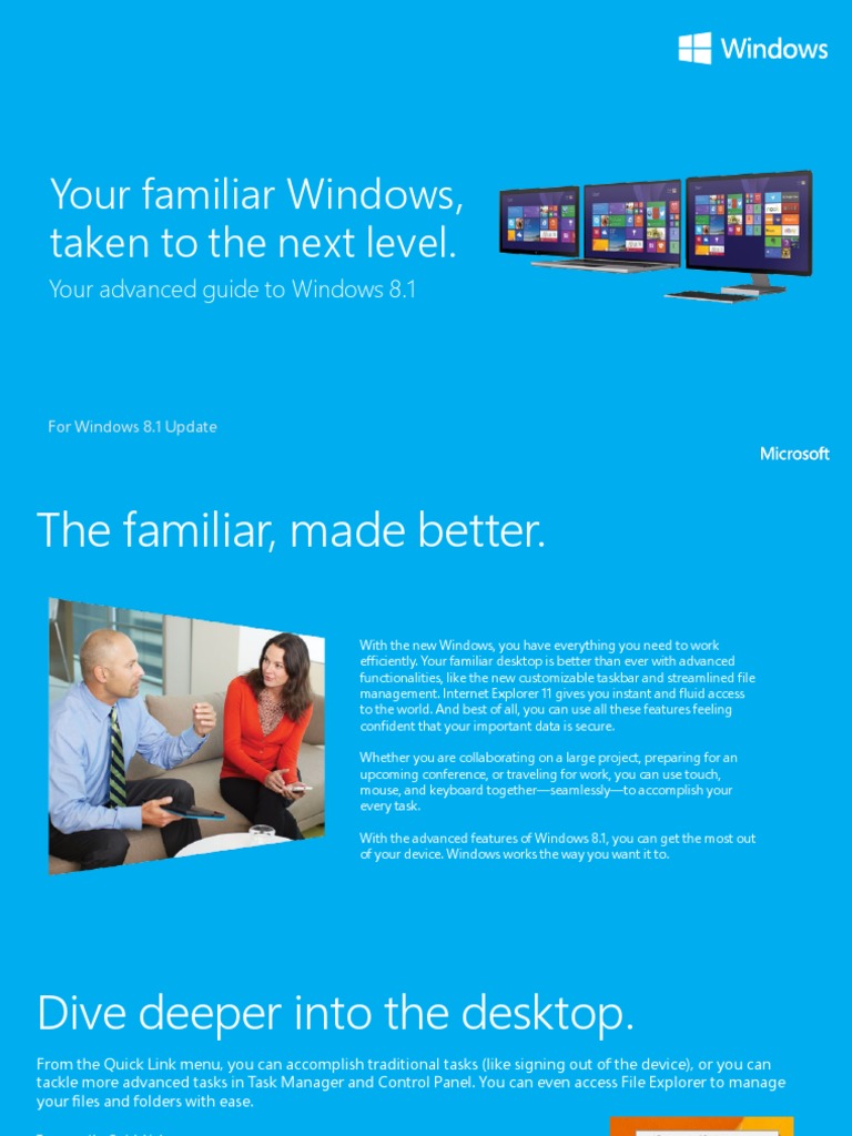 Windows - 8 - 1 - Power User Guide PDF | PDF | Windows 8.1 | Microsoft ...