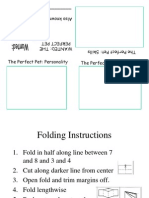 The Perfect Pet - Minibook Template and Directions