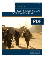 Taliban Campaign For Kandahar (ISW)