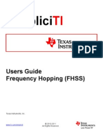 Frequency Hopping With SimpliciTI Users Guide