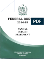 Federal Budget 2014-15