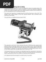 Duty Cycle, de-rating and re-rating