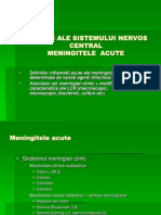 Infectii AINFECTII ALE SISTEMULUI NERVOS CENTRAL.pptle Sistemului Nervos Central