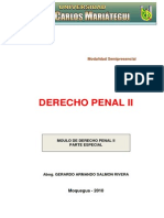 Modulo Derecho Penal II