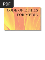 Buk1 Code of Ethics For Media