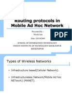 Routing protocols in  Mobile Ad Hoc Network