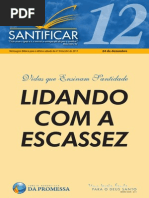 Projeto Santificar Lidando Com a Escassez