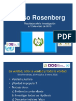 Caso Rosenberg Final, investigación realizada por la CICIG