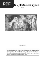 Culto Natal Em Casa 2006