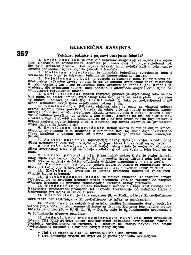 Elektricna Rasveta PDF | PDF