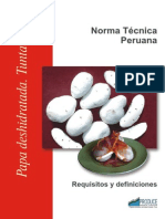 Norma Tecnica Peruana Tunta 2