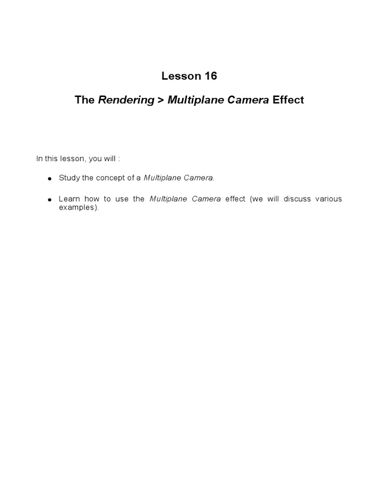 Tvpaint Tutorial 16 Pdf Stereoscopy Camera