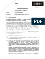 036-14 - GOB REG CAJAMARCA - Ejecución de Garantías