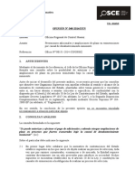 048-14 - Of. REG. CONTROL HUARAZ - Prestaciones Adicionales y Ampliaciones de Plazo en Exoneraciones Por Desabastecimiento Inminente (T.D. 4387540 y 4564545)