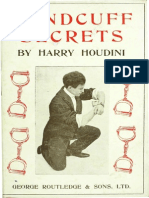 Handcuff Secrets by Harry Houdini