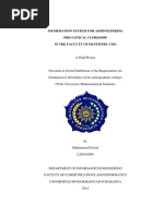 Download INFORMATION SYSTEM FOR ADMINISTERING PRECLINICAL CLERKSHIP IN THE FACULTY OF DENTISTRY UMS  by MuhammadDawud SN251615269 doc pdf