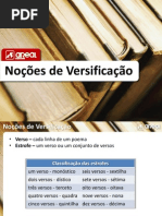 Nocoes de Versificacao