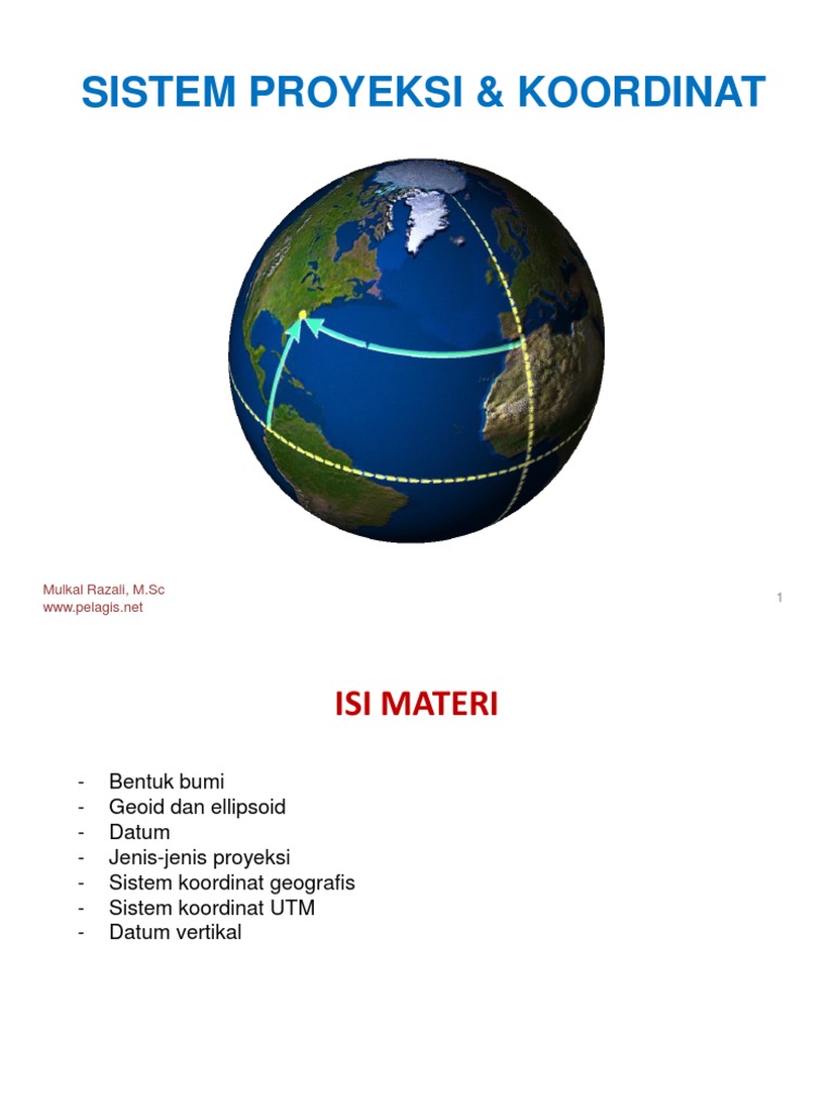 Sistem Proyeksi Dan Koordinat