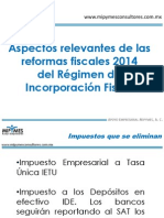 Reformas Fiscales Regimen Incorporacion