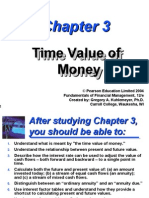 Time Value of Time Value of Money