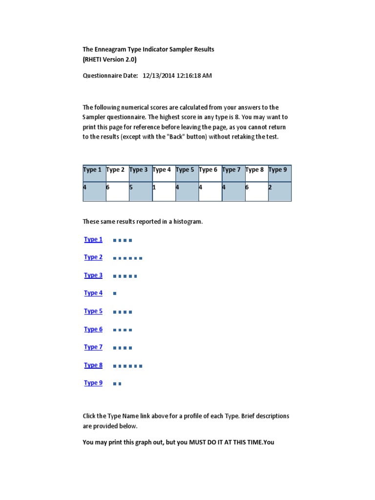 the-enneagram-type-indicator-sampler-results-pdf-metaphysics-of-mind-cognitive-science