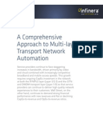 A Comprehensive Approach to Multi-layer Transport Network Automation