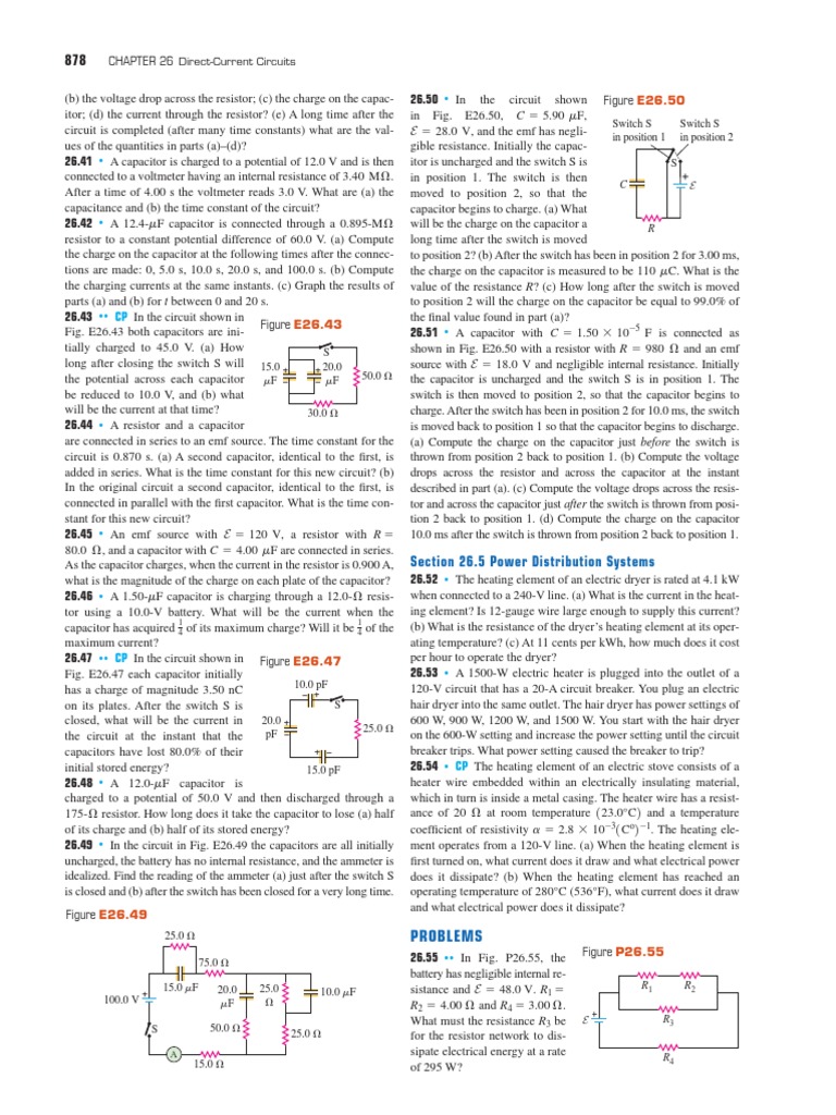 Physics II Problems | Download Free PDF | Capacitor | Voltage
