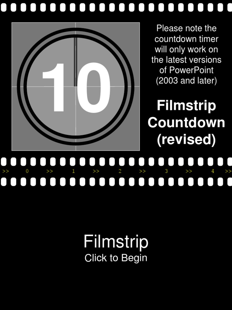 Filmstrip Countdown (Revised) | PDF | Computers