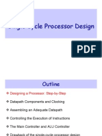 08 SingleCycleProcessorDesign