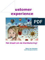 E-Book Customer Experience - Het Draait Om de Klantbeleving