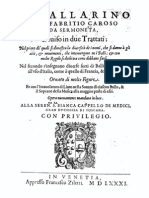 Caroso -Il Ballarino (fac-símil impreso )