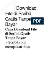 Cara Download File Di Scribd Gratis Tanpa Bayar